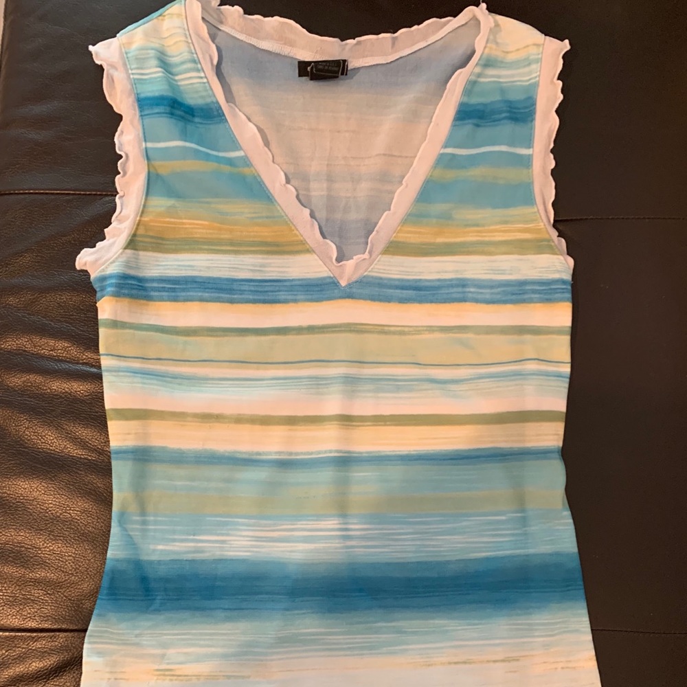 Actual (real) vintage late 70’s striped blouse